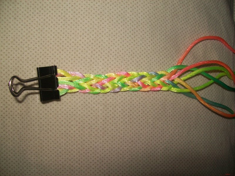 Плетеные шнуры браслет из ниток