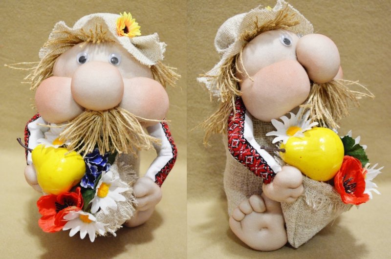 Куклы из капрона Елены Володкевич