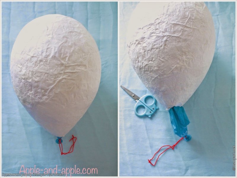 Воздушный шар из пенопласта