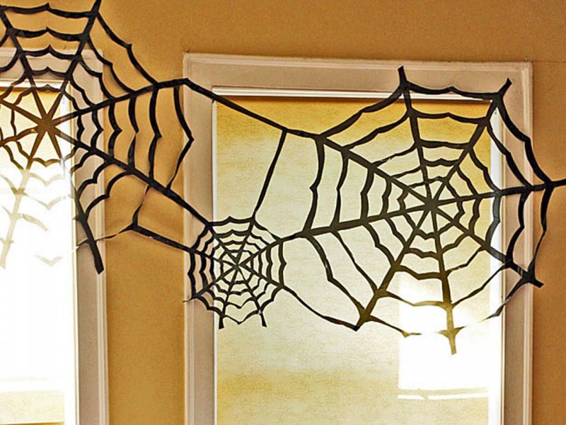 Декорации Хэллоуин паутина
