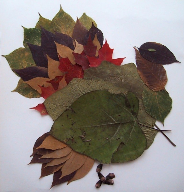 Поделки из шишек на тему осень