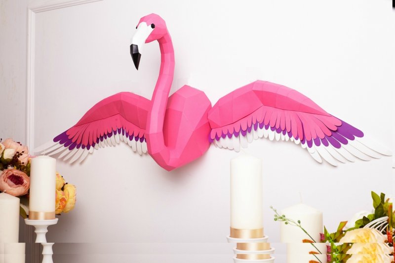 Фламинго интерьерное игрушка