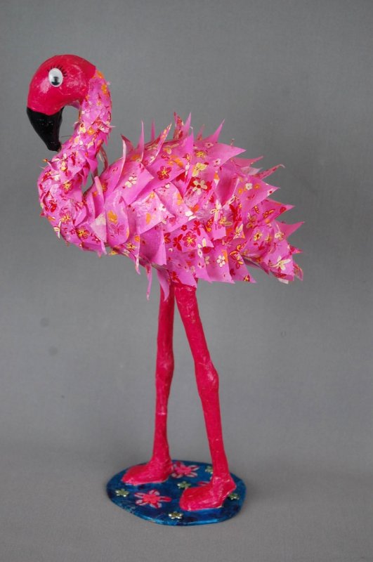 Фламинго из изолона мастер класс