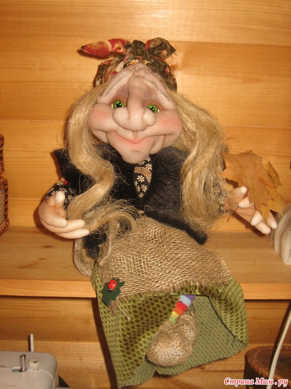 Кукла попик баба Яга