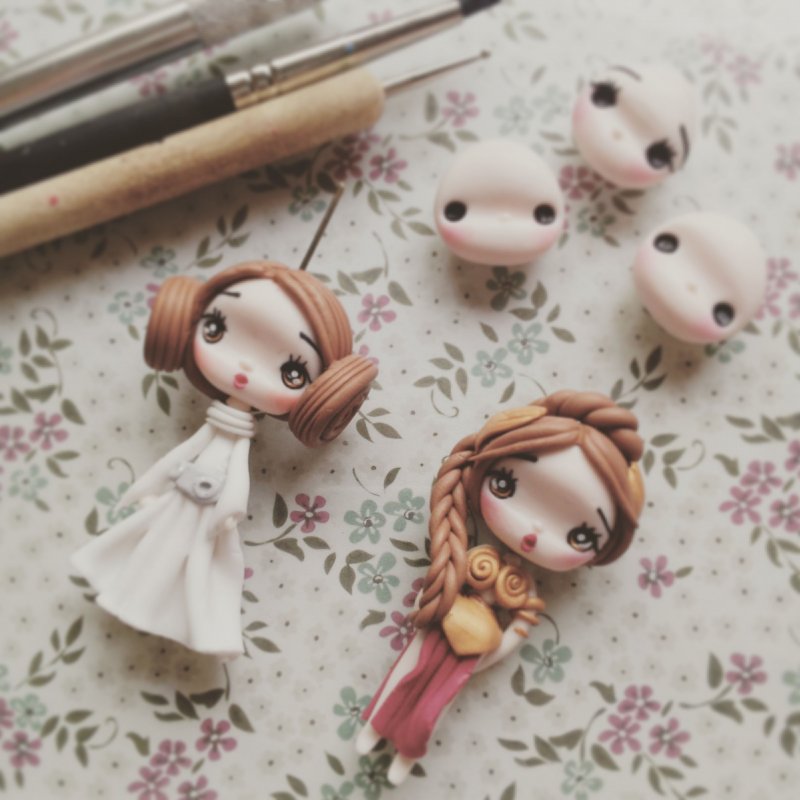 Куклы из полимерной глины