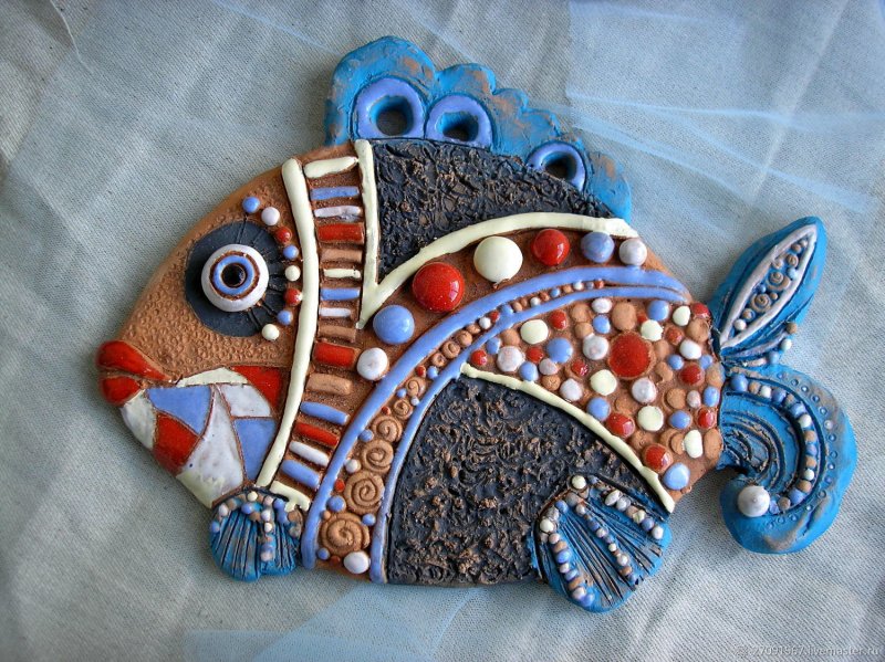 Рыба из керамики