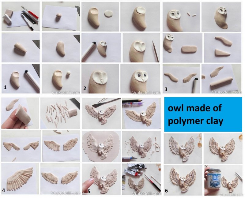 Схемы поделок из полимерной глины