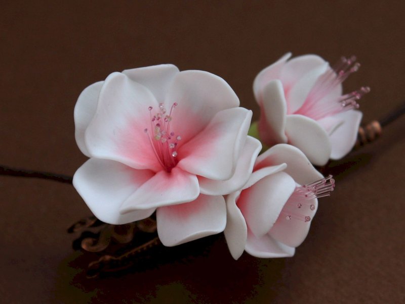 Цветы Сакуры из фоамирана