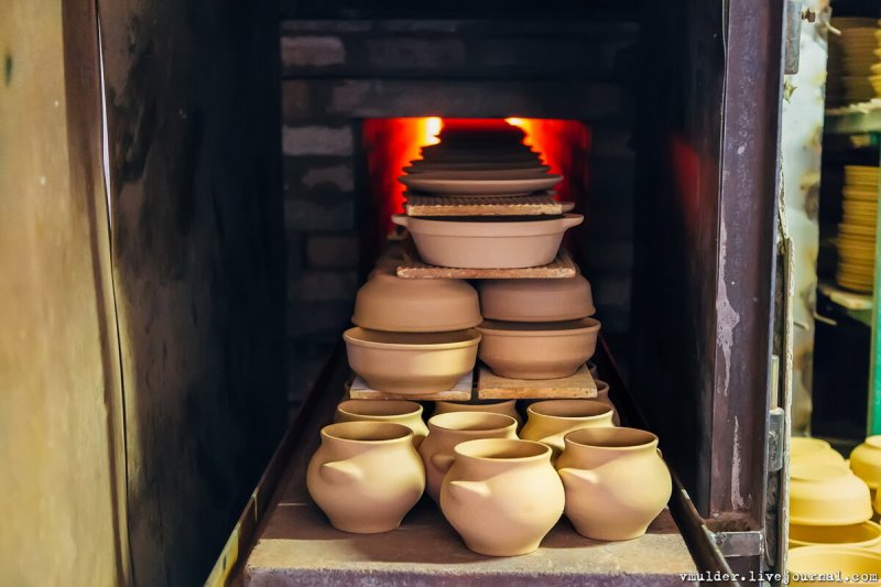 Обжиг керамической посуды