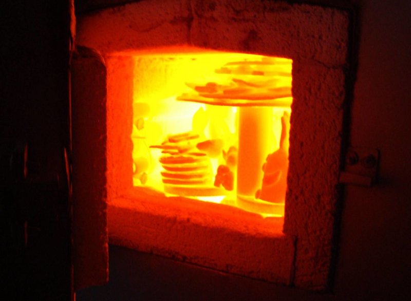 Печь для обжига глины