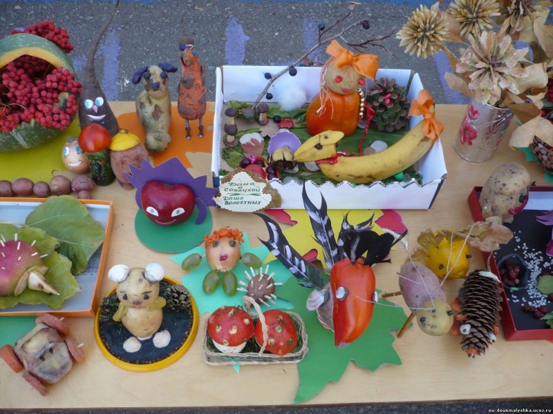 Осенняя ярмарка в детском саду поделки