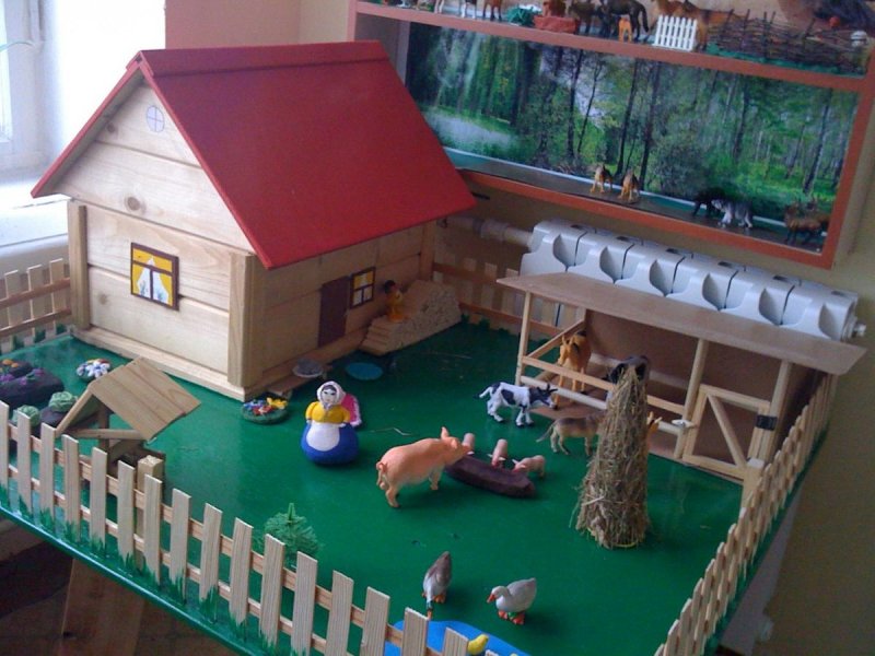 Макет фермы для детского сада