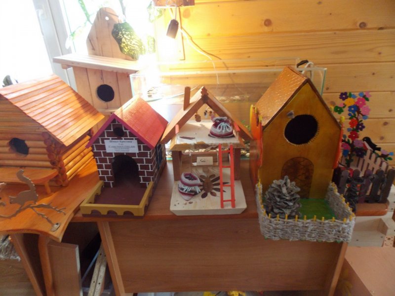 Домик для птиц поделка в детский сад