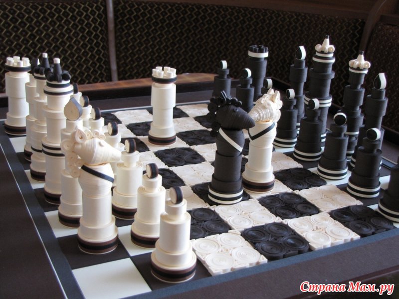 Квиллинговые шахматы