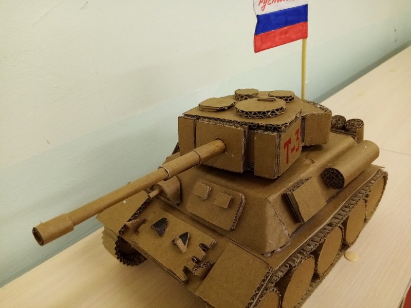 Поделка танка т-34