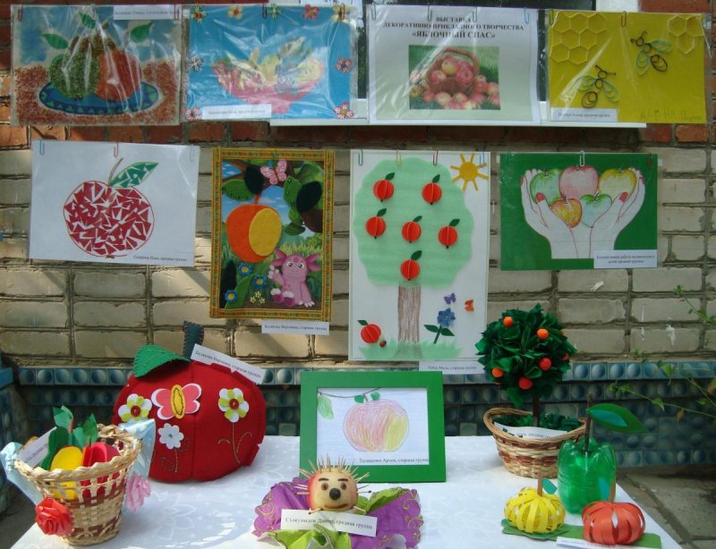 Выставка поделок в детском саду