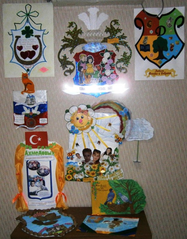 Семейный герб для детского сада своими руками