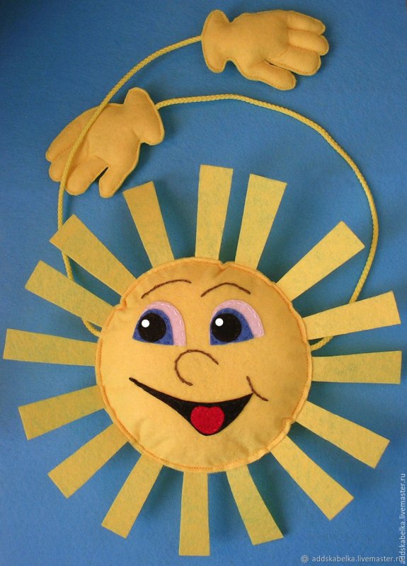 Поделка солнышко в детский сад