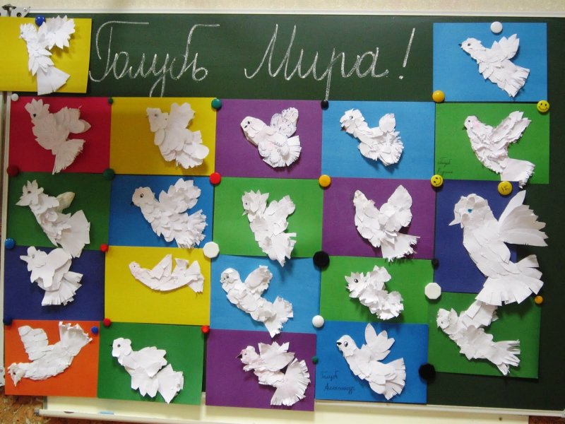 Поделка голубь мира в детский сад