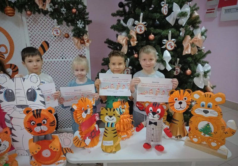 Поделки на новый год тигра в детский сад