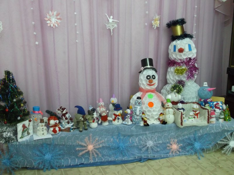 Парад снеговиков поделки своими руками в школу