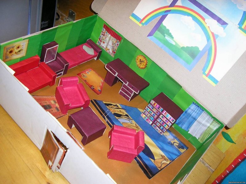Мебель из спичечных Коробков своими руками для детей мебель