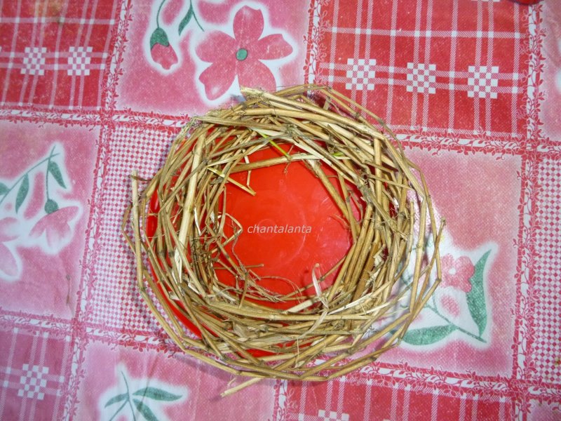 Поделка с гнездом в детский сад
