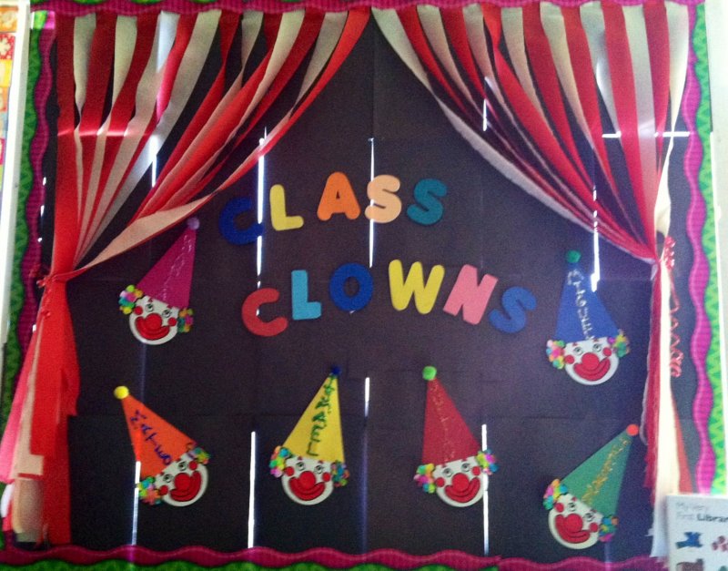 Украшение зала цирк в детском саду