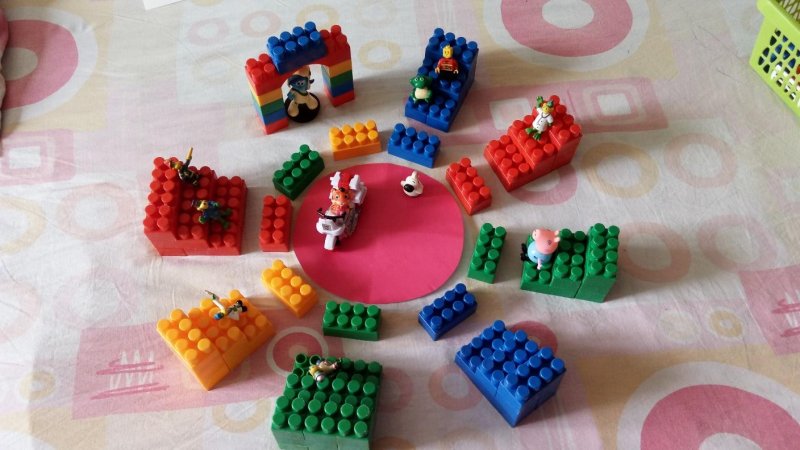 Лего конструирование цирк