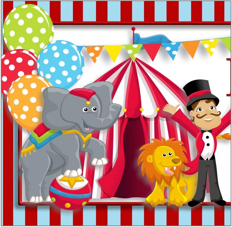 Цирк иллюстрации для детей