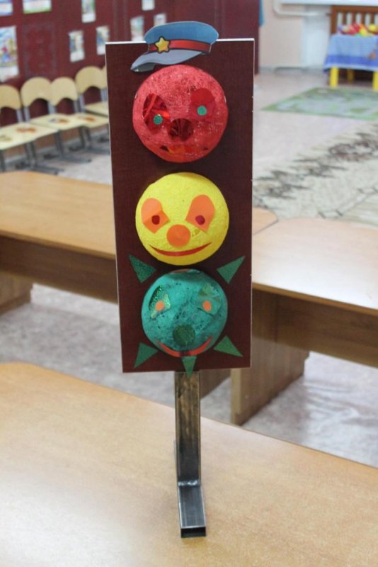 Светофор поделка для детского сада