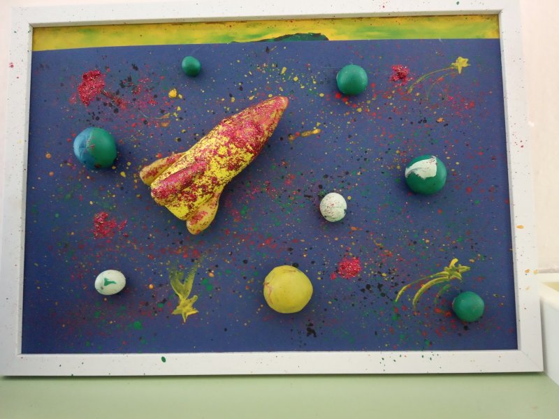 Поделка ко Дню космонавтики в детский сад