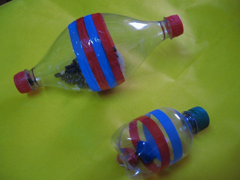 Маракас из пластиковой бутылки
