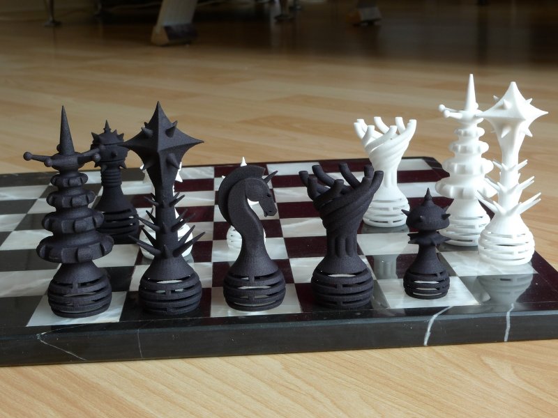 Доска шахматная на 3д принтере