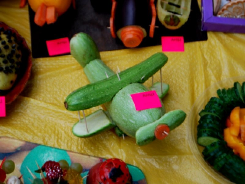 Поделки из овощей на выставку в школу