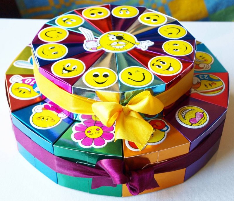 Детские торты для девочек из конфет
