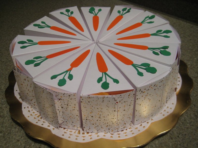Кусок торта поделка из конфет