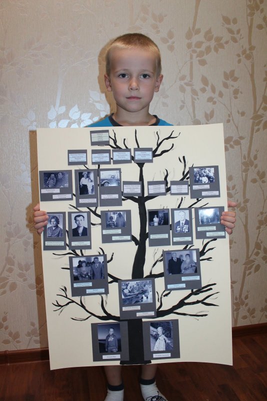 Семейное дерево в детский сад