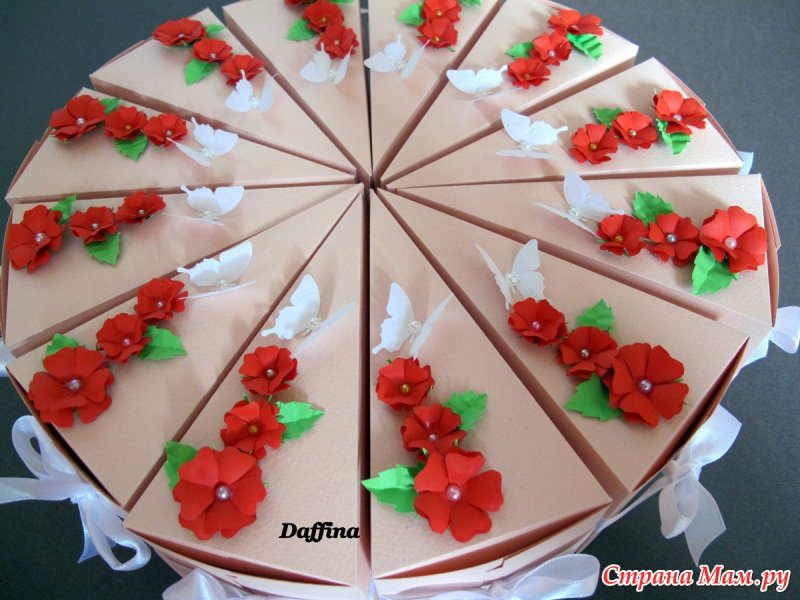 Бумажный декор для торта
