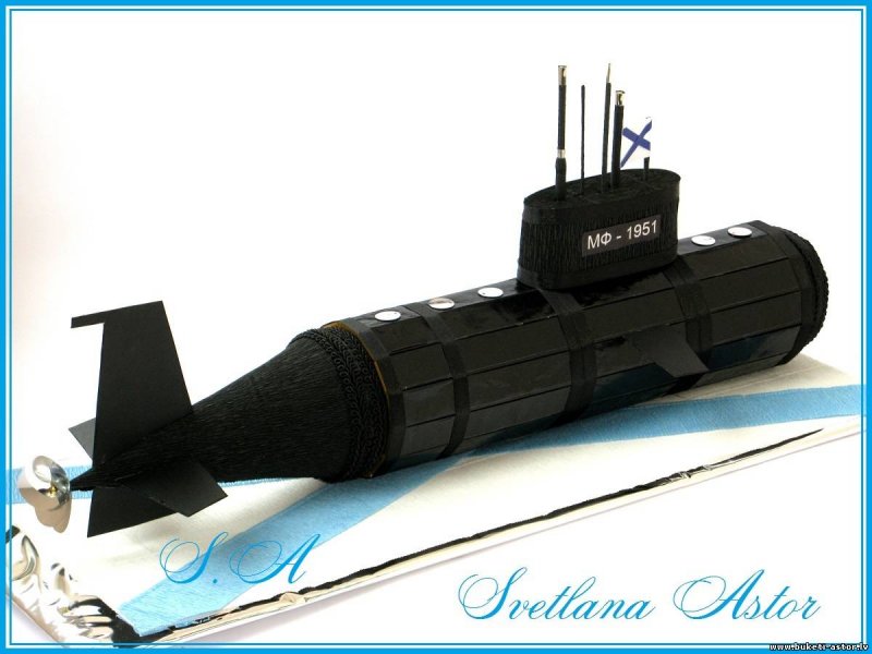 Военная подводная лодка поделка