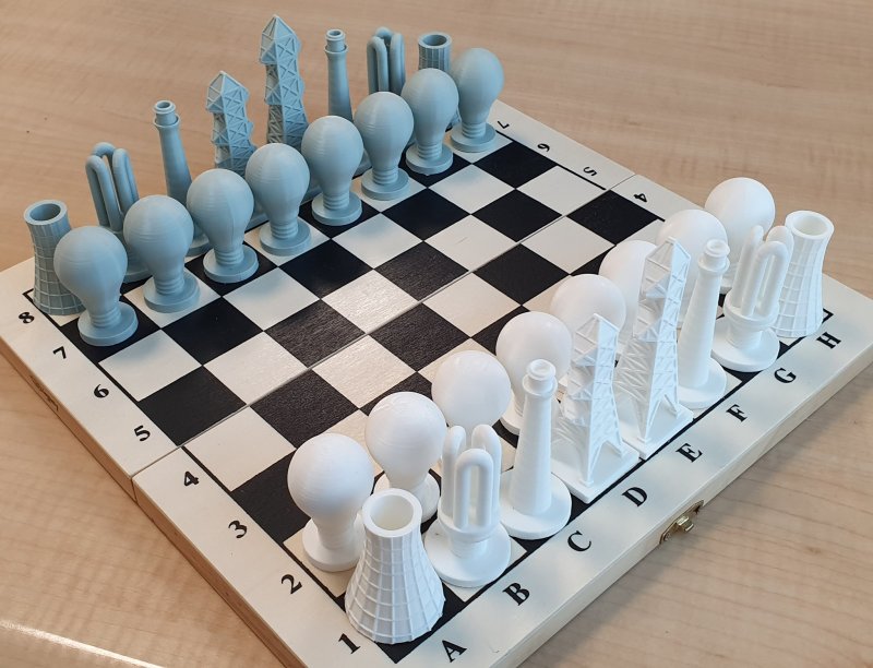 Шахматы на 3д принтере
