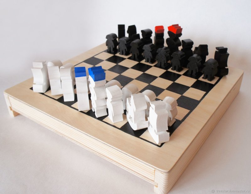 Необычные шахматы своими руками детские