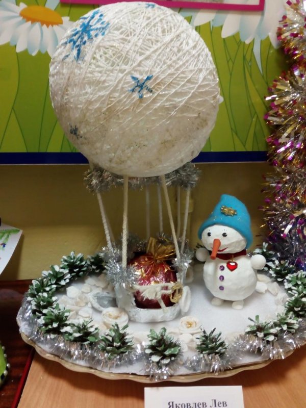 Новогодний шар своими руками для детского сада