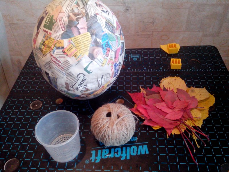 Осенняя поделка воздушный шар