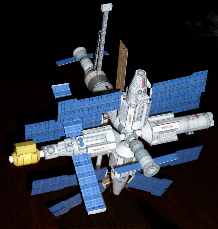 Mir Space Station сборная модель