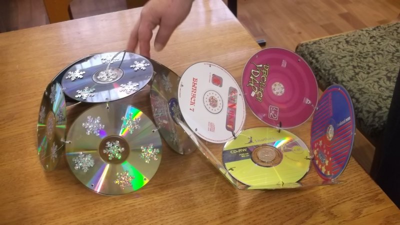 Игрушки из CD дисков