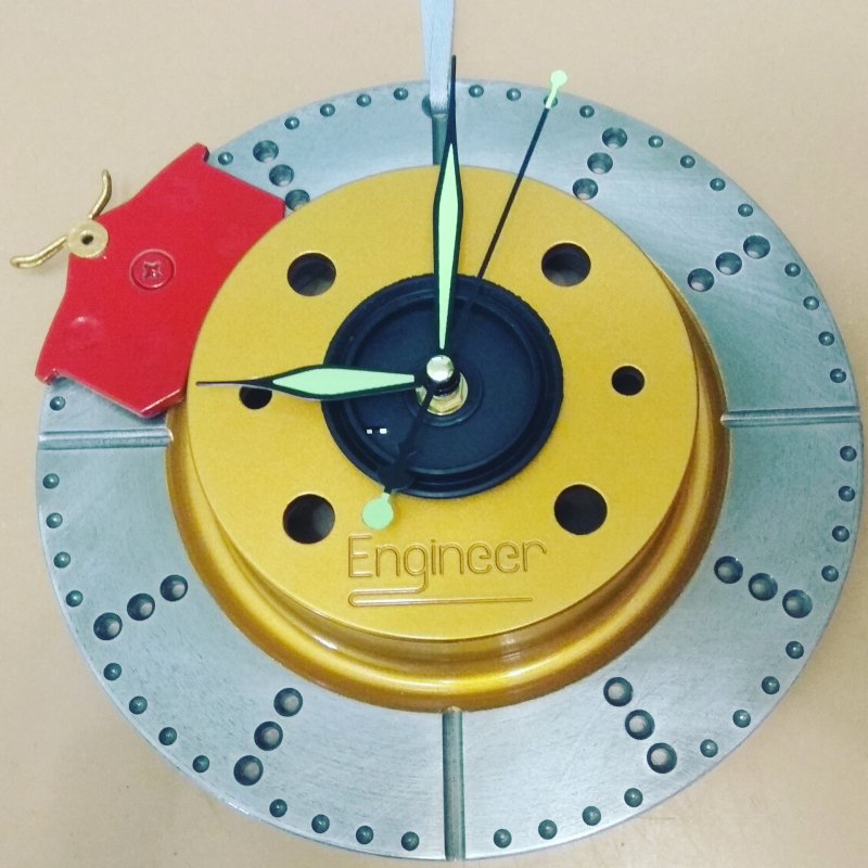 Часы тормозной диск настенные