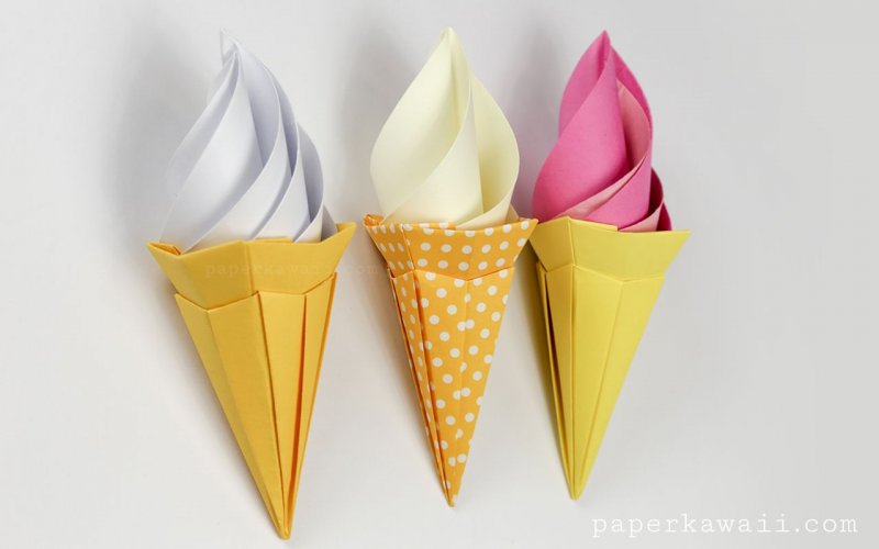 Мороженое объемные краски