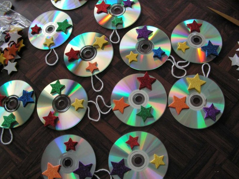 Поделки из дисков для детей