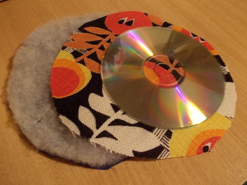 Декор из компакт дисков